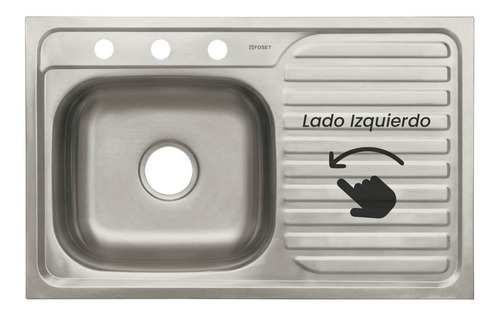 Escurridor Basico Fregadero Tarja Empotable Cocina 80x50 Cm