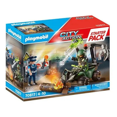 Playmobil Entrenamiento De Policia Auto City Action 70817 Ed | Meses sin interés