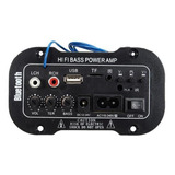 2x5 Polegadas 220v Bluetooth Amplificador Poder Amp Usb Tf