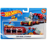 Hotwheels Super Rigs Carnival Steamer + Auto Bdw51 - Mattel 