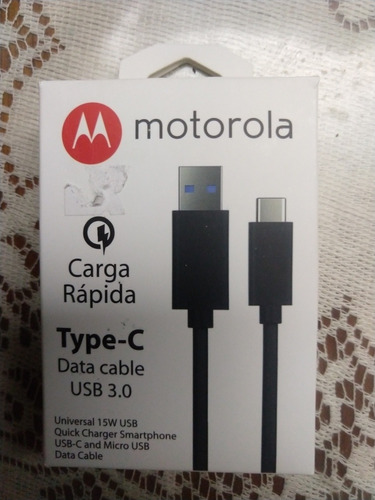 Cable Usb Motorola Entrada Tipo A Salida Tipo C