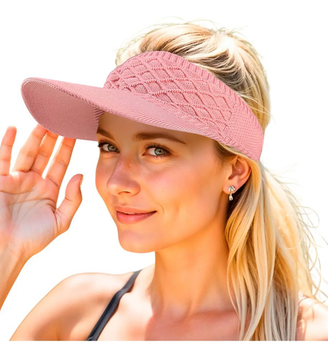Visera Deportiva Tela Bordada Sol Gorra Playa Verano