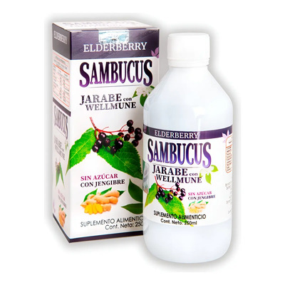 Anahuac Sambucus Jarabe Suplemento Alimenticio Frambuesa 250ml Saúco Negro | Meses sin interés