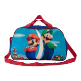 Bolsa Infantil Ou Sacola Viagem Criança Super Mario F5 G