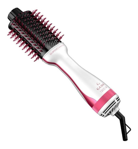 Escova Secadora Gama Italy Glamour Pink Brush 1300w