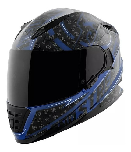 Casco Speed And Strength Ss1600 Sure Shot Gris Para Moto