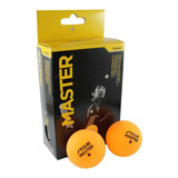 6 Pelotas Ping Pong Master Plastico Pin Pon