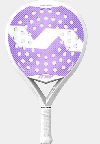 Pala De Padel Lw Hexagon 8.8 Violet Varlion + Overgrip