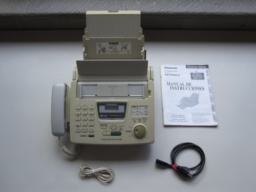 Panasonic Kx-fp250 Fax Contestadora Copiadora Teléfono Fijo!