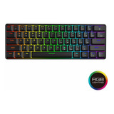 Teclado Mecanico Gateron Yellow Switches Gk61 61 Keys Multi 