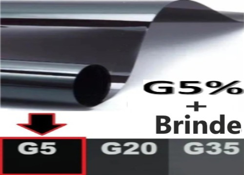 Pilicula G5 Escura 10m X 50cm Residencial Automotivo