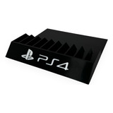 Stand Porta Juegos Playstation 4 Base Soporte Ps4 Funda