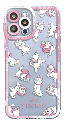 Funda De Teléfono Con Dibujos Animados De Marie Cat Para Iph