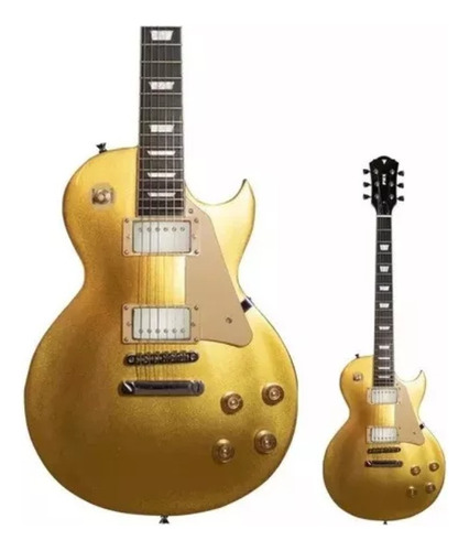 Guitarra Les Paul Elétrica Phx Lp-5 Gd Studio Flamemapl Gold Cor Lp-5 Dourada Material Do Diapasão Pau-rosa Orientação Da Mão Destro