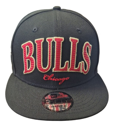 Gorra Ajustable Chicago Bulls Negro 9 Fifty Snapback