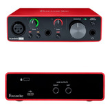 Interface De Audio Usb Focusrite Scarlett Solo 3ra Gen