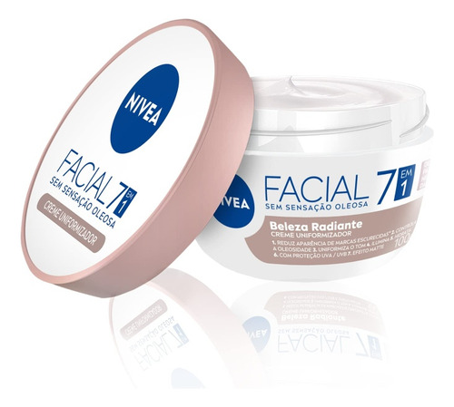 Nivea Hidratante Facial Beleza Radiante 7 Em 1 - 100g