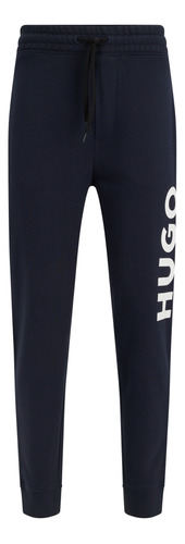 Pants Para Hombre Hugo Con Logo Llamativo