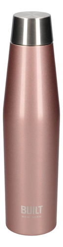 Botella Térmica Built New York Apex 540ml Bicapa Acero 24h Color Rose Gold