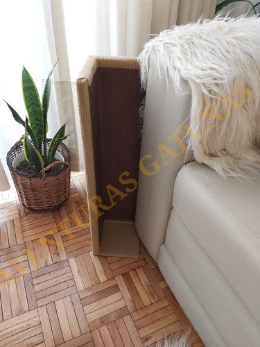 Rascador Esquinero - Para Gatos - Ideal Para Sillón Y Pared.