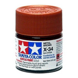 Tinta Tamiya Acrilica X-34 Matallic Broown 10ml