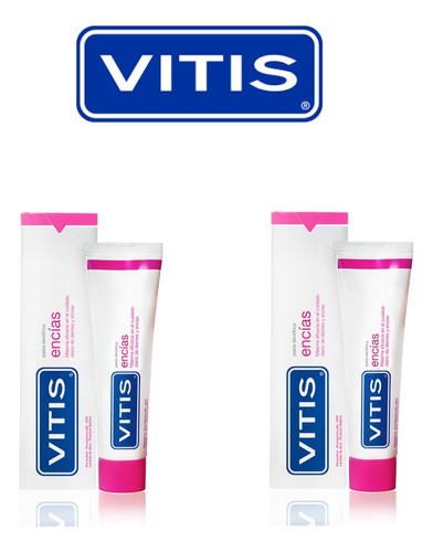 Pasta Dental Vitis Encías 100ml Pack X2 Unidades