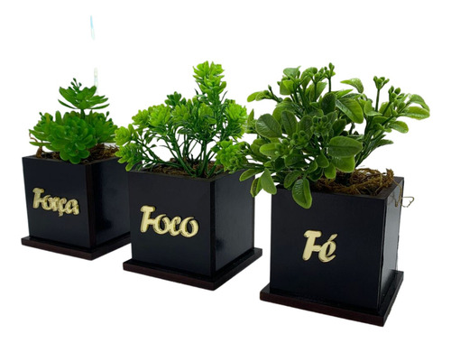 Vaso Decorativo Planta Artificial Objetos De Decoração Sala