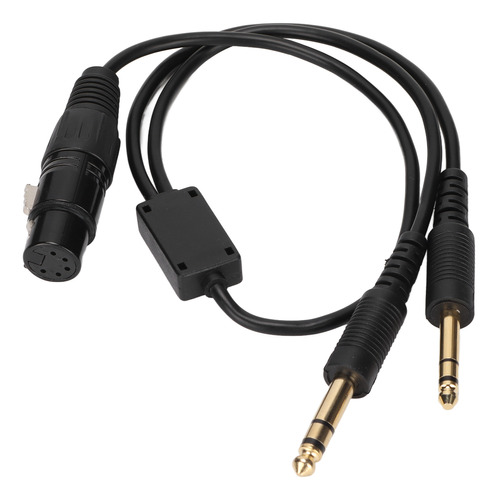 Adaptador De Cable De Doble Enchufe Xlr A Ga Para Auriculare