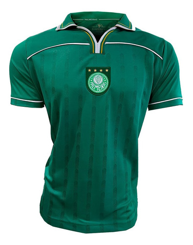 Camisa Palmeiras Retrô Libertadores 1999 Verde Oficial