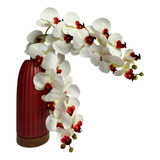 1 Orquídea Flor Artificial Linda 3d Toque Real Decorativa