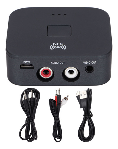 Receptor De Audio Bluetooth 5.0 Rca Con Puerto Inalámbrico D