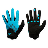 Guantes Ciclismo Largos Gw Full Torch Azul Claro