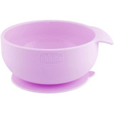 Chicco Easy Bowl Plato De Silicona Con Ventosa 6m+ Color Rosado