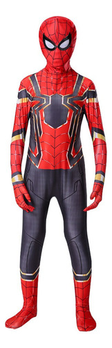 Traje De Spiderman Miles Morales P/cosplay Para Niños, Adult Ik