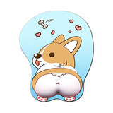 Tapete Anti-estático Par 3d Mouse Pad Corgi Mouse Mat Raton 