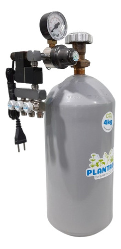 Kit Co2 C/ Cil. De 4kg Novo Completo P/ Aquários C/ 3 Saídas