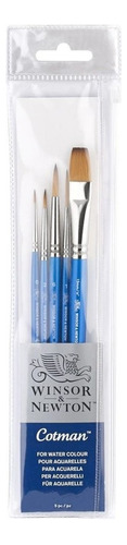 Kit Pincéis Cotman Para Aquarela Winsor & Newton 5 Unid