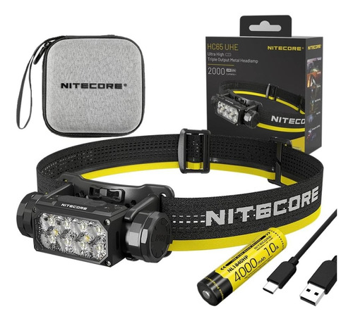 Lampara De Cabeza Nitecore Hc65 Uhe 2000lm 222m Recargable