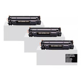 Pack 3 Toner Genericos 285a Para Impresora Laserjet P1102w