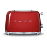 Tostadora Smeg 2 Tostadas Eléctrica Color Rojo