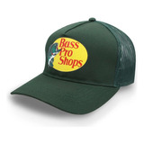 5 Pack Gorras Bass Pro Shop Verde Oscuro Originales