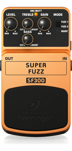 Behringer Super Fuzz Sf300 Pedal De Efecto Para Guitarra