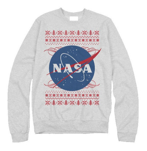 Temporada Navideña Sueter Estilo Ugly Xmas Sweaters Nasa