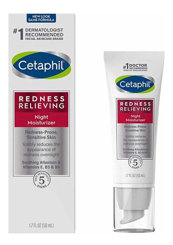 Cetaphil Crema Hidratante De Noche Antienrojecimiento 50g Tipo De Piel Sensible