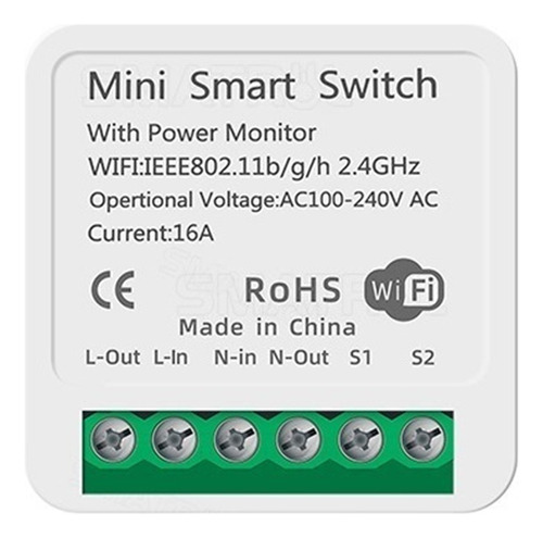 Mini Interruptor Wifi Inteligente De 16 A, Interruptores De