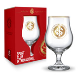Taça Cerveja Dublin 400ml Série Ouro Times - Internacional Cor Vidro