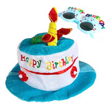 Gorra Para Tarta De Cumpleaños Con Sombreros Y Gafas