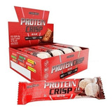 Suplemento Em  Barra Integralmédica  Protein Crisp Bar Proteínas Sabor  Doce De Coco Em Caixa De 540g 12 Un