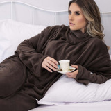 Cobertor Com Mangas /manta De Microfibra Com Mangas Inverno