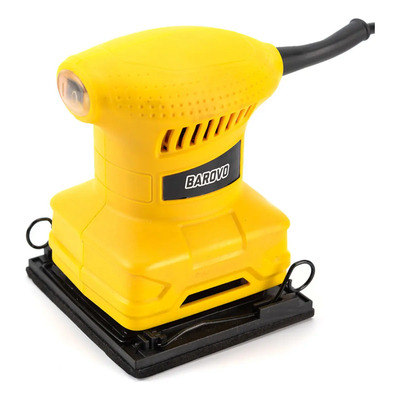 Lijadora Orbital Barovo 200w 1\u002F4 Hoja De Mano + Lija Papel Color Amarillo | Envío gratis